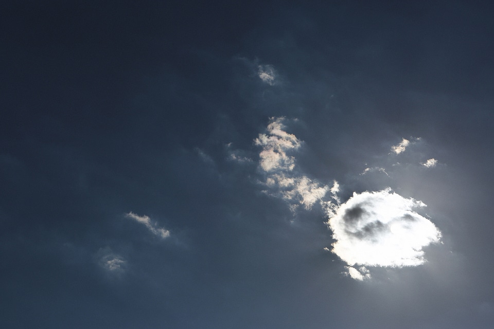 Blue sky clouds