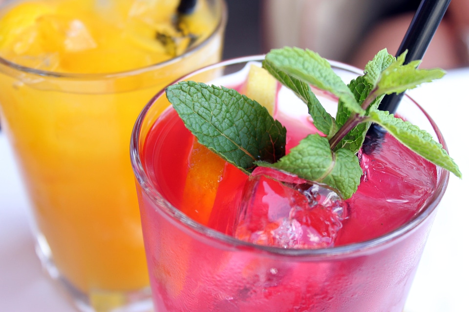 Refreshment drink tasty