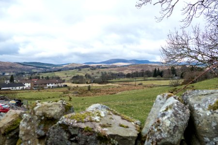 View towards Galloway Forest Park from St Johns Town of Dalry