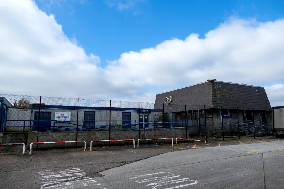Derelict Stena ferry terminal at Stranraer