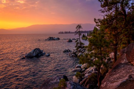 Lake Tahoe Sunset photo