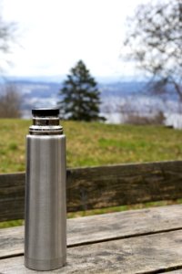 Hiking with tea