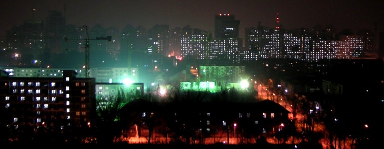 beijing at night photo