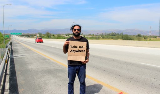 Hitchhiking photo
