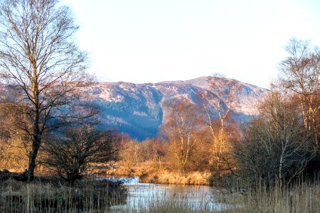 Buchan Hill behind Water of Minnoch in Galloway Forest Park