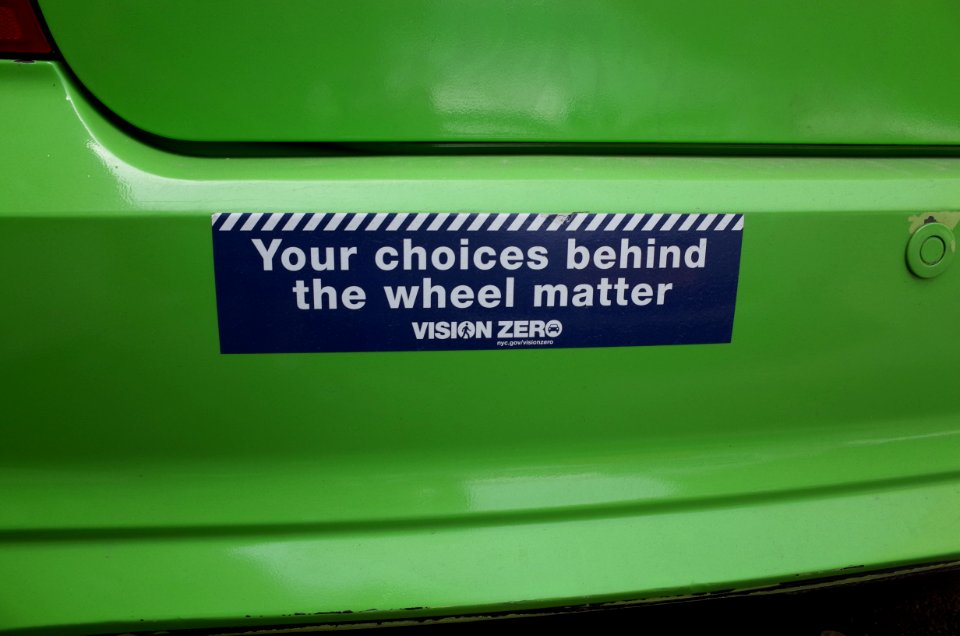 vision zero sticker
