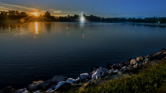 Sunrise at the Prairie Reservoir
