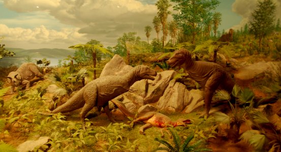 Vintage Cretaceous Diorama