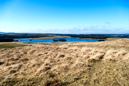 Loch Ochiltree from Ochiltree Hill on Southern Upland Way