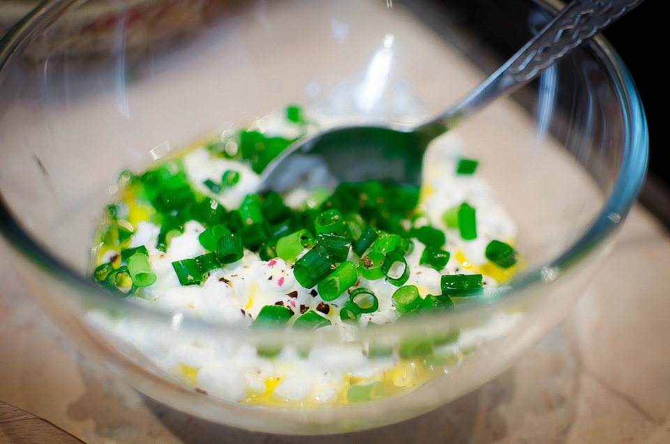 Cheese chives healthy