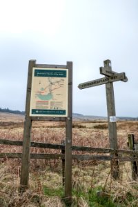 Information board near Pinwherrie Farm