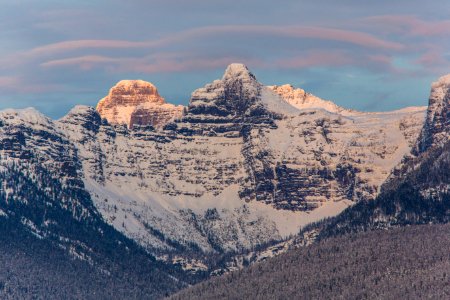 Glacier Landforms: Arête & Horns, as viewed from Lake MacDonald
