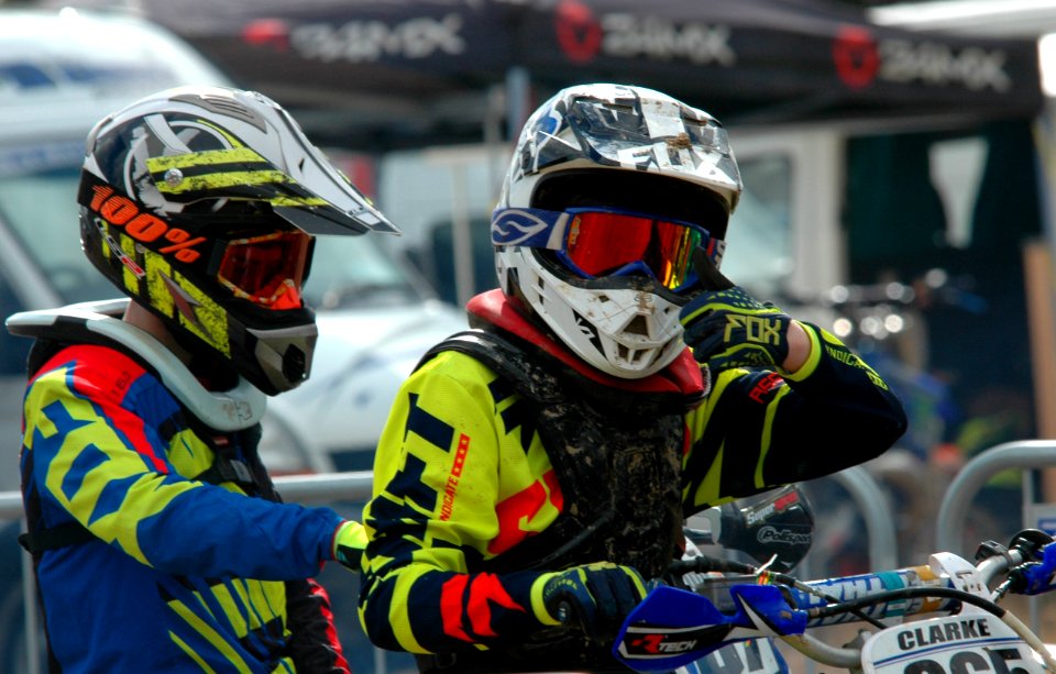 Bike racing thumbs up