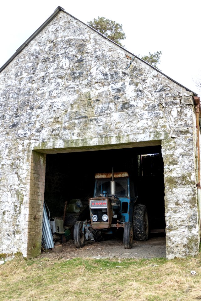 Old Ford tractor at Ardoch Farm