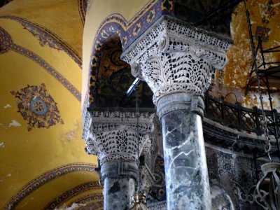 Hagia Sophia Columns photo