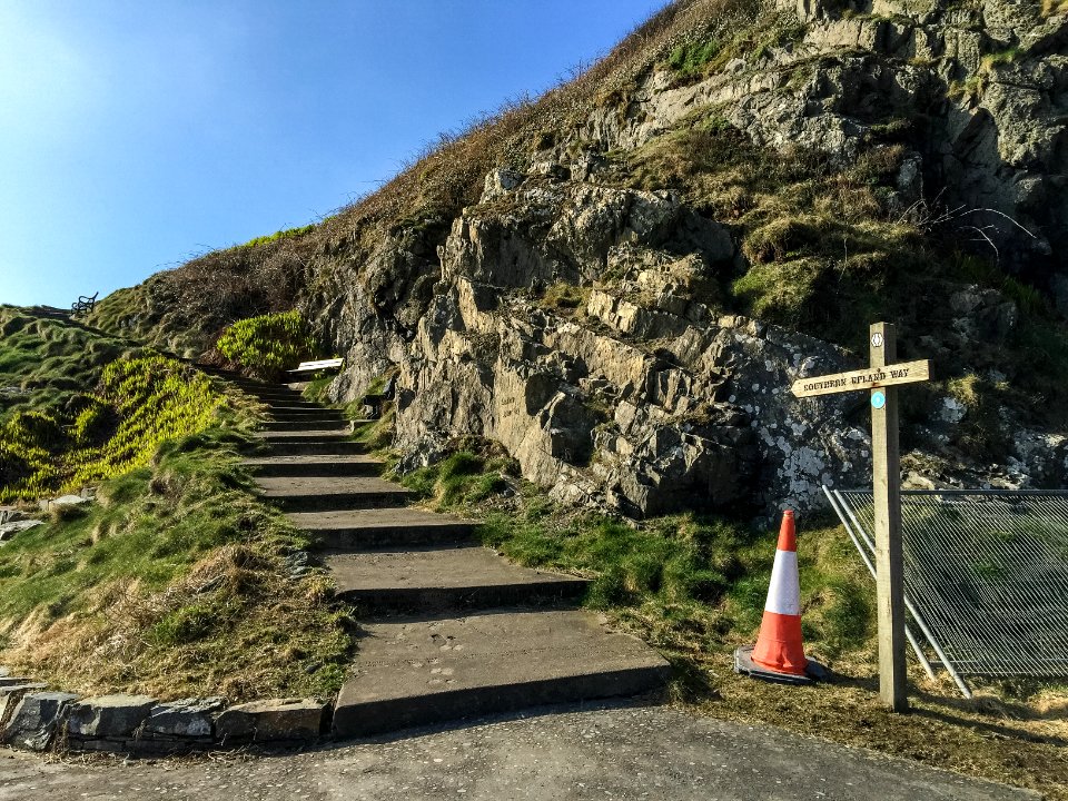 Start of Southern Upland Way at Portpatrick