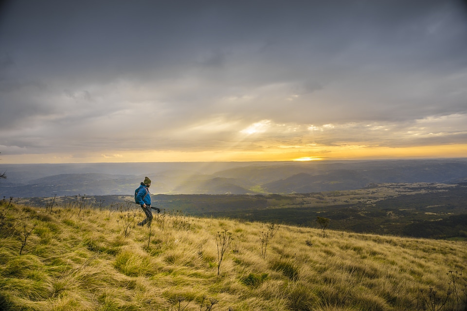 Adventure travel hike