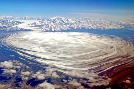 Types of Glaciers: Peidmont Glacier, Malaspina Glacier photo