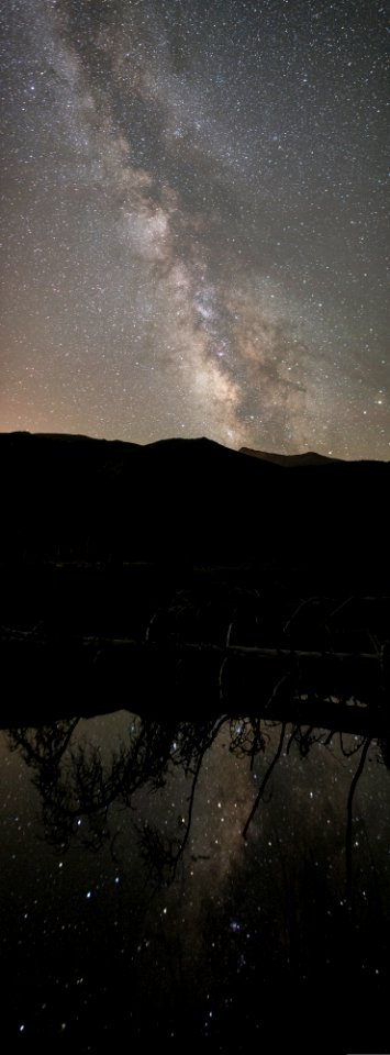 Starry night at Rocky Mountain National Park