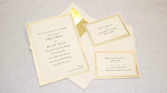 March 2019: Operation Royal Charm Wedding Invitation