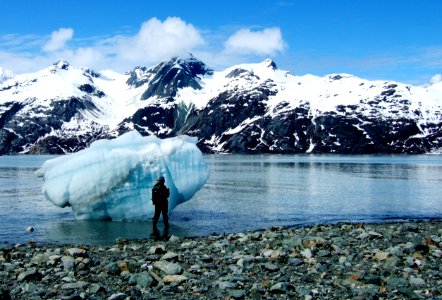 Glacier Features: Iceberg, Glacier Bay National Park photo