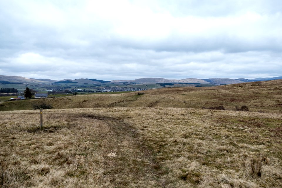 Approaching Sanquhar from Whing