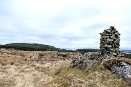 Approaching Craig Airie Fell on Southern Upland Way
