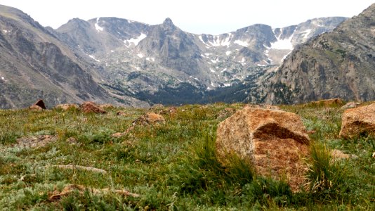 Glacier Landforms: Glacial Landscape, Rocky Mountain National Park photo