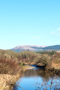 Water of Minnoch in Galloway Forest Park from Southern Upland Way
