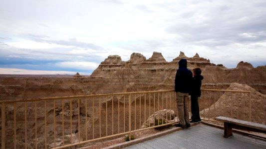 Badlands National Park in October photo