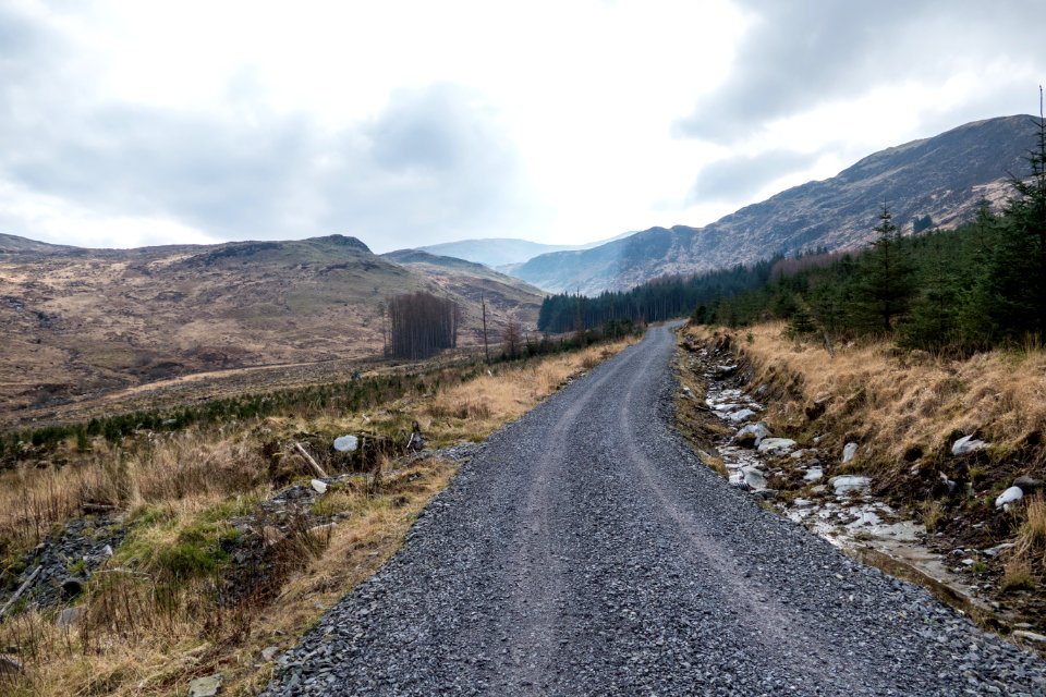 Southern Upland Way from Loch Trool towards Loch Dee