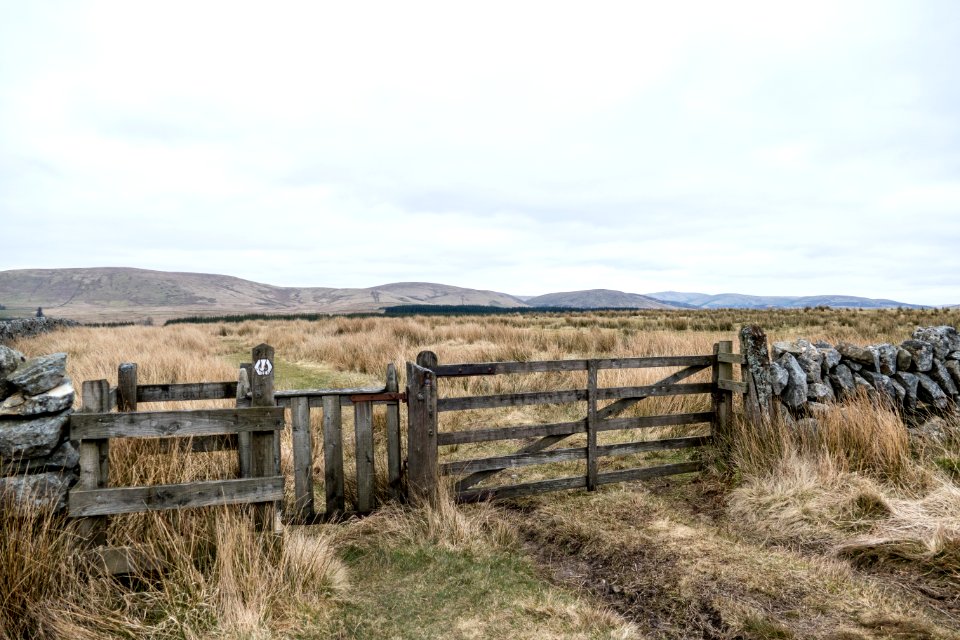 Southern Upland Way out of Sanquhar