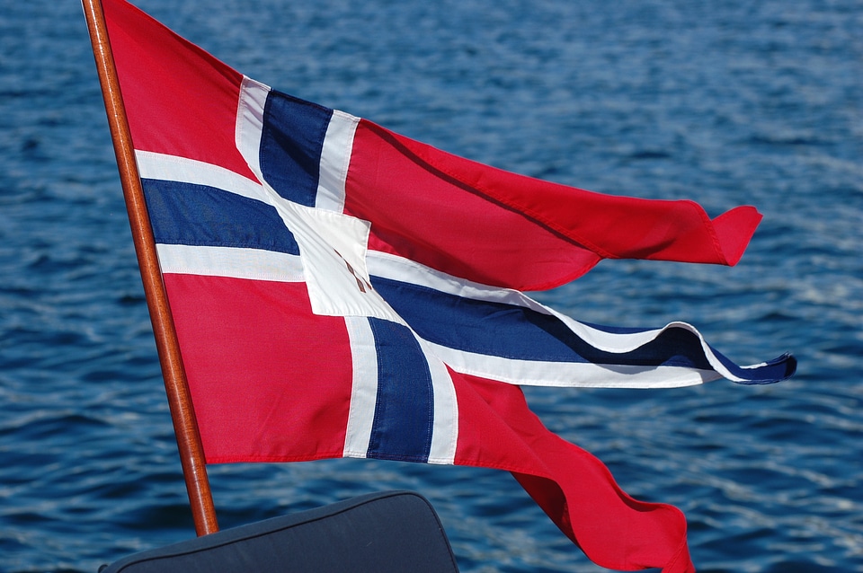 The split flag båtflagg 17mai
