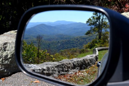 Warning Objects in Mirror are more beautiful than they appear image MP45 NPS Photo PH