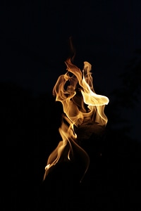 Night burn heat photo