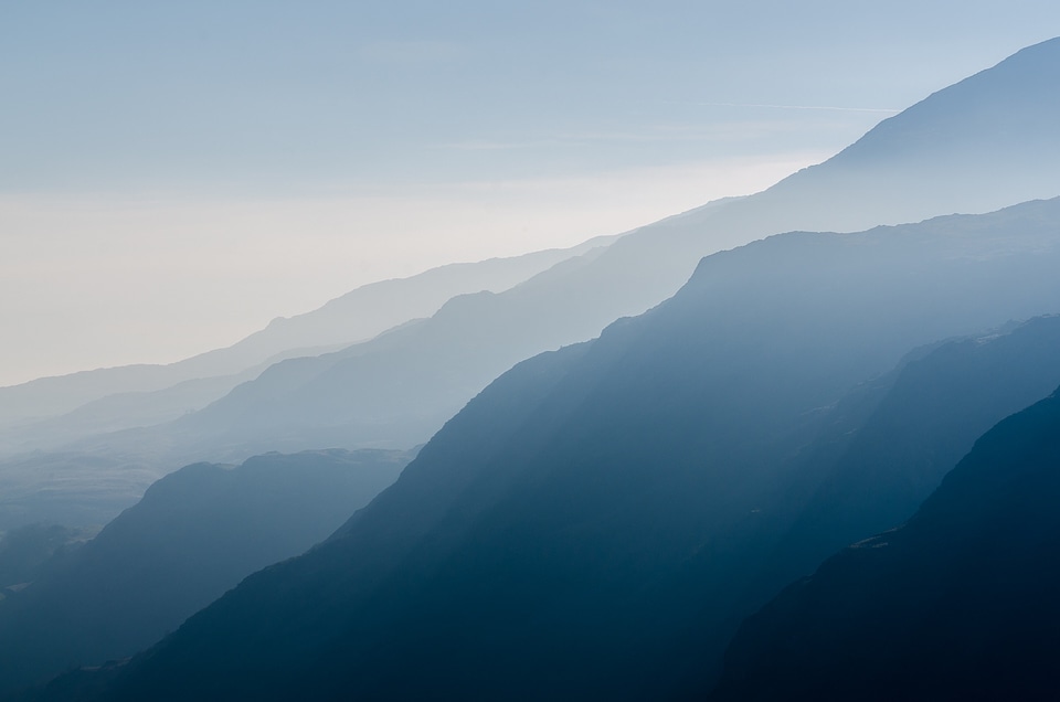 Landscape mountain panorama