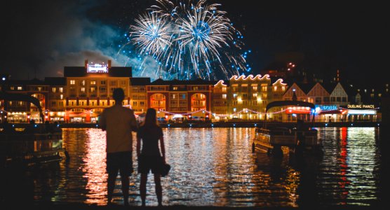 Fireworks over Disney's BoardWalk photo