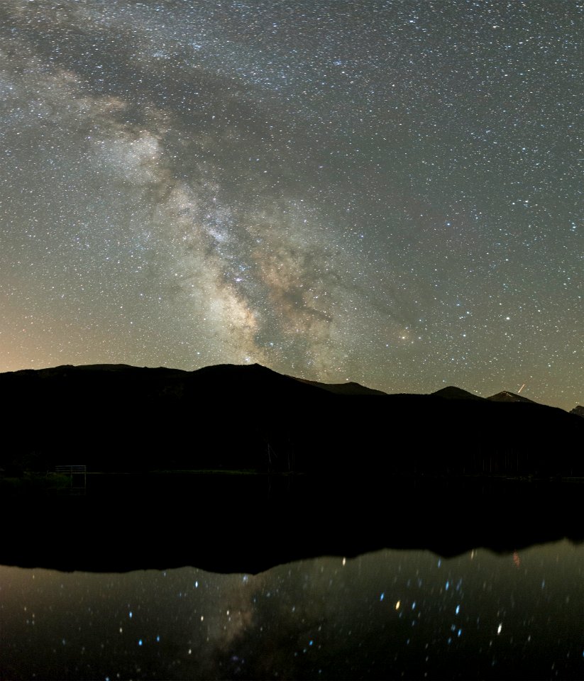 Milky Way over Sprague Lake
