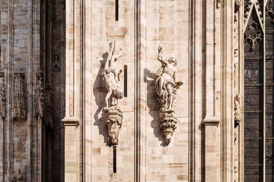Columns sculpture stone