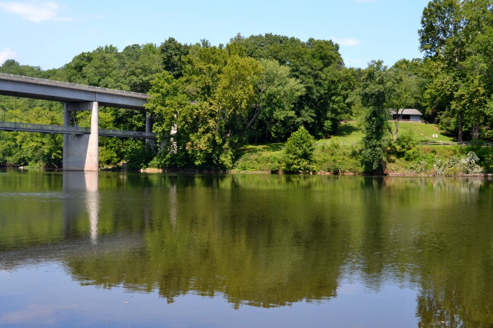Harry F Byrd Memorial Bridge at the James River Blue Ridge Parkway Milepost 63