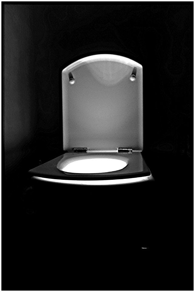 WC retroiluminado