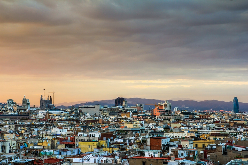 Catalonia sagrada família landscape