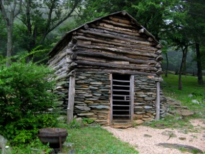 Root Cellar and Plunder Shed at Humpback Rocks NPS Photo PH