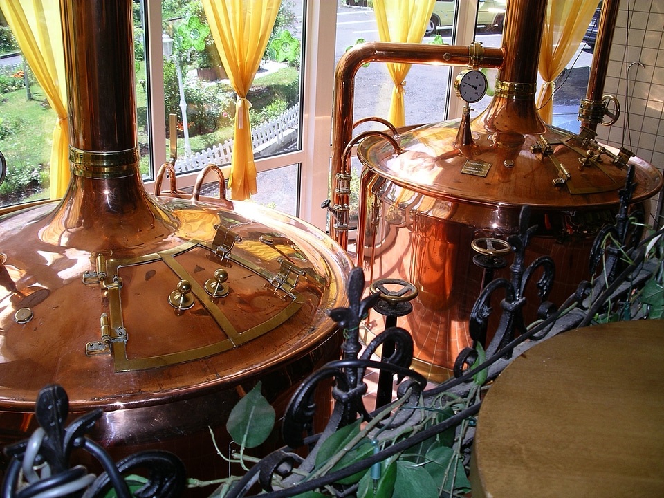 Brauer brewery copper boiler