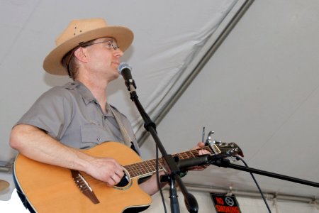 Onstage at the BioBlitz. Photo by NPS/Todd M. Edgar.