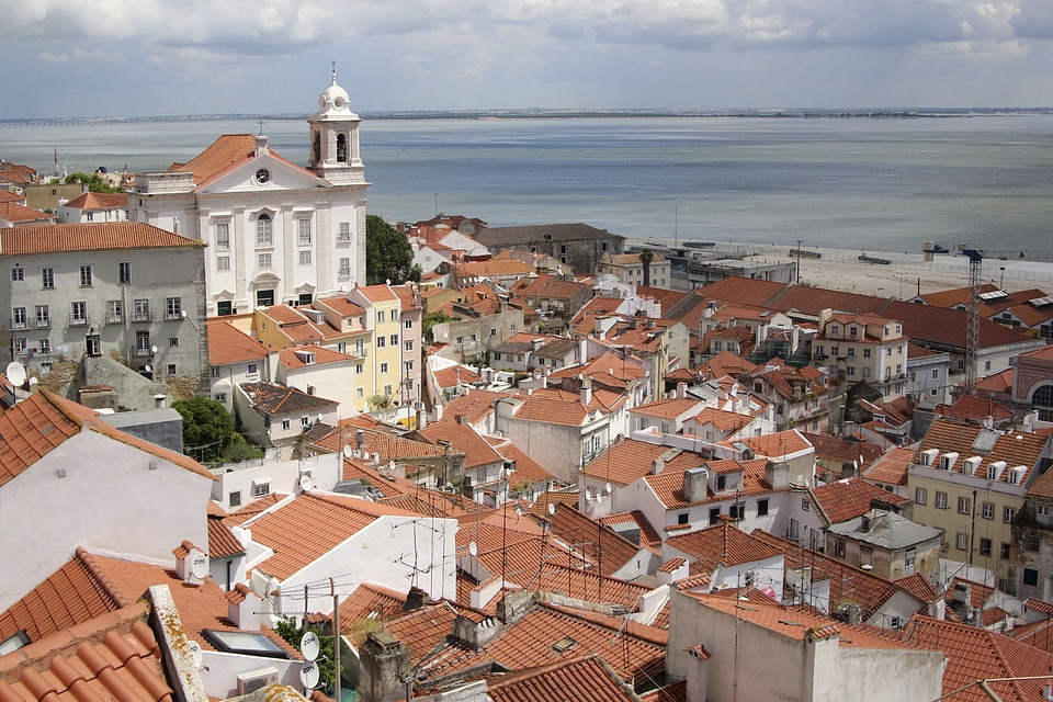 Historic center view city