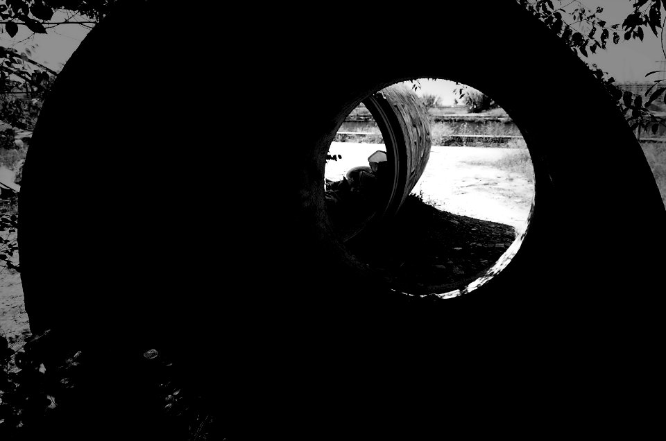 Mirando por el tubo