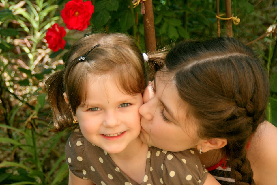 Love portrait smile