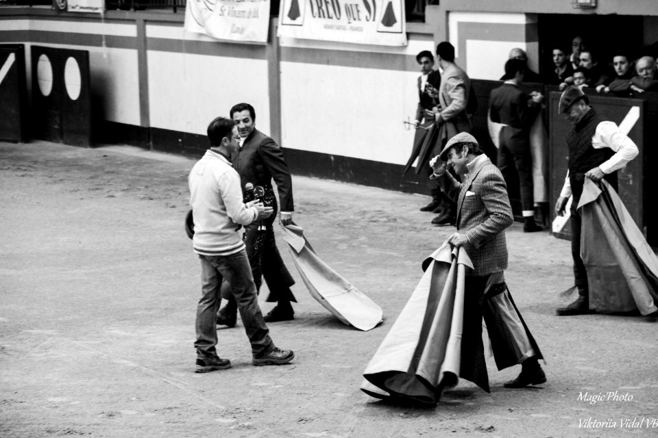 Accueil des Novilleros (matadors)-à Magescq France