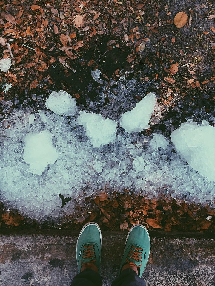 Ice snow winter
